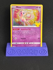 MEW 011/025 HOLO RARE 25th Anniversary CELEBRATIONS POKEMON NEAR MINT  (NM) on eBay