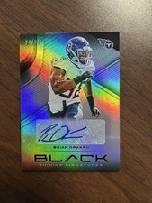 2019 Panini Black #SHS-BOR Brian Orakpo Shining Signatures #/25 Silver
