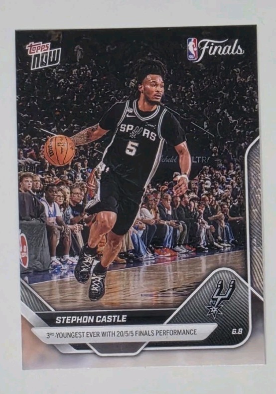 Stephon Castle 2025-26 NBA Topps Now #333 NBA Finals