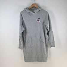 Uniqlo x disney mickey mouse womens jumper dress size S hoodie grey 110079