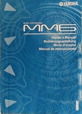 Yamaha MM6 Synthesizer Workstation Keyboard Synth Original Owner's Manual Book.