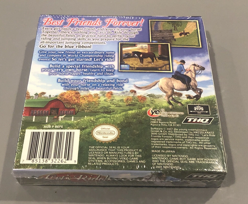 Let's Ride! Friends Forever - Nintendo Game Boy Advance GBA New Sealed Gameboy - Image 2 of 3