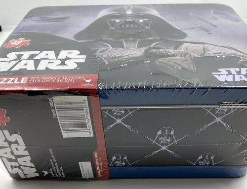 DISNEY STAR WARS DARTH VADAER JIGSAW PUZZLE EMBOSSED METAL BOX 48 PIECES NEW - Picture 5 of 12