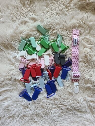 45 Pieces Clips Universal Toothed Clip Pacifier Holder Toy Sewing Suspender - Picture 2 of 2