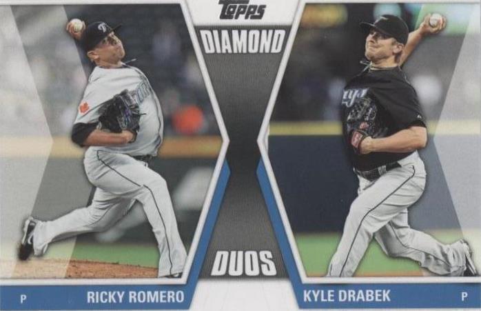 2011 Topps Update Series - Kyle Drabek Ricky Romero #DD-22 - 1 of 1