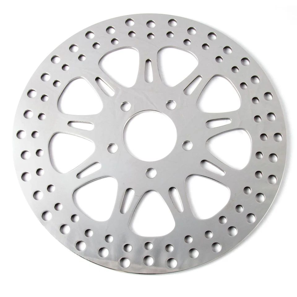 Disco de freno trasero pulido Rezo para Harley FLSTSB Cross Bones 08-11 Foto 2 de 3