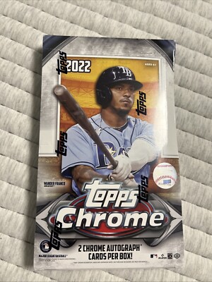 Topps 2022 Chrome Baseball Hobby Box - 96 Cards