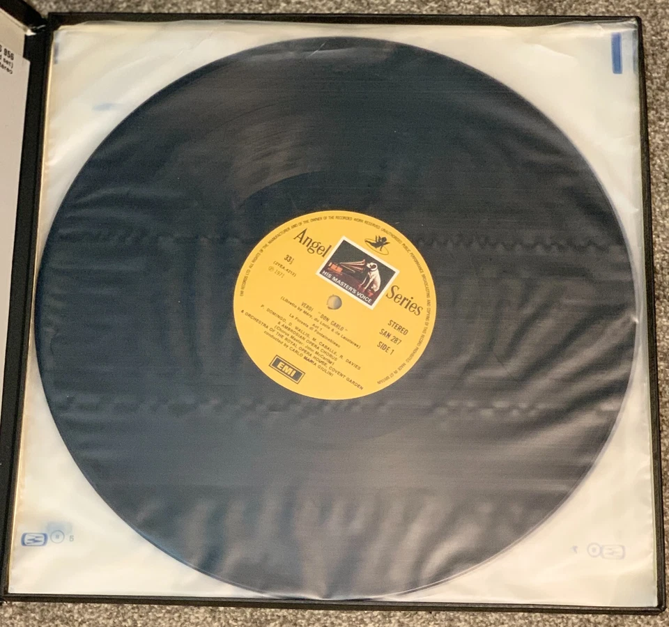 VERDI Don Carlo Giulini Caballe EMI HMV 165-02149/52 4 lp set FREE SHIP USA CAN - Image 3 of 3