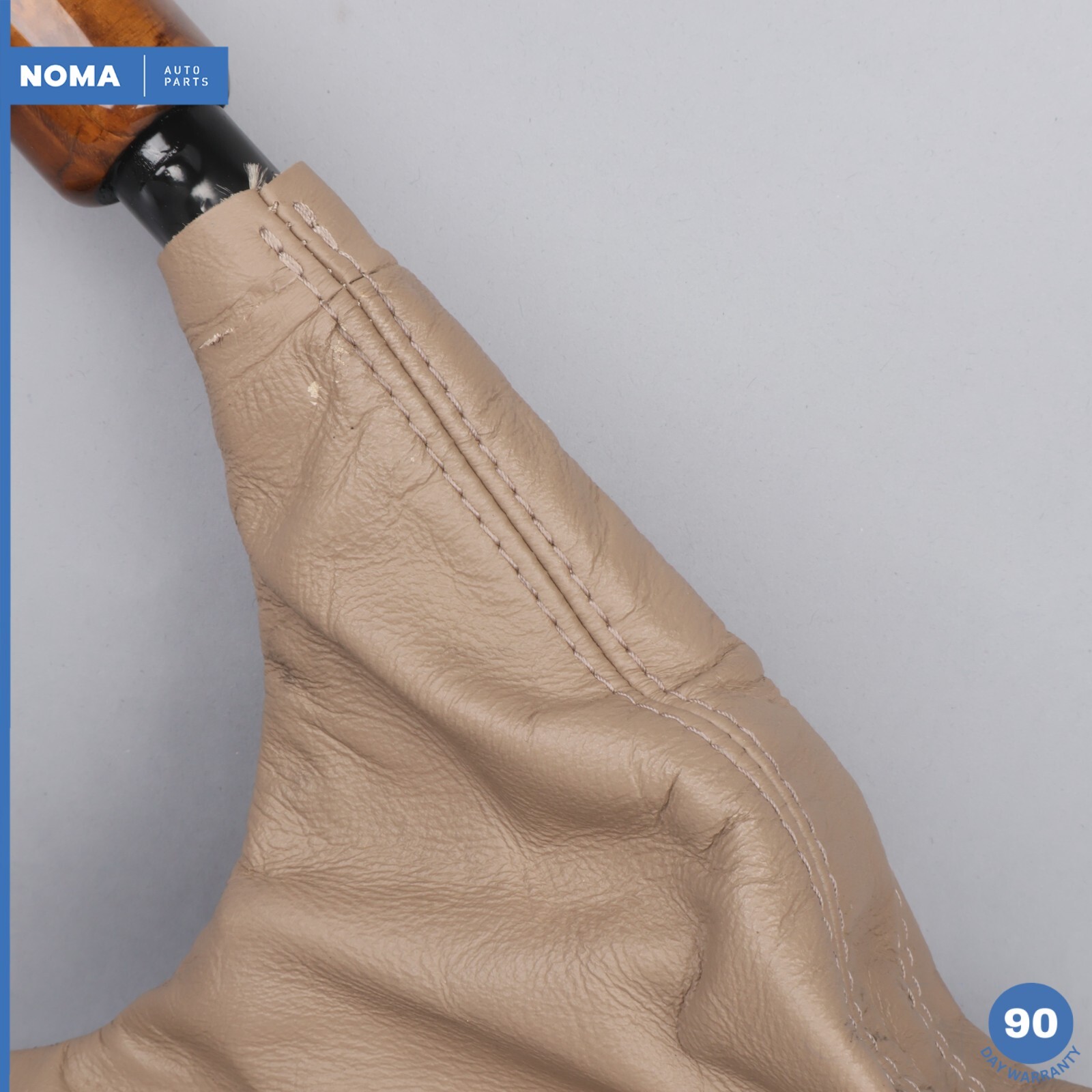 9902 BMW Z3 E36 Handbrake Hand Brake Lever Leather Boot w/ Beige