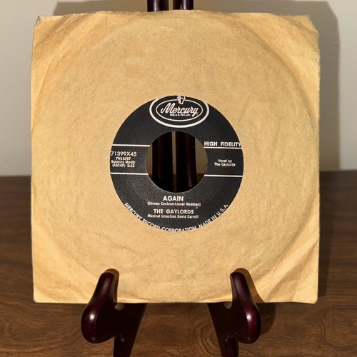 THE GAYLORDS: How About Me / Again 45 Vinyl Schallplatte "VG+" - Bild 2 von 4