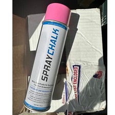 Spray Chalk Turf Lining Chalk Pink for Synthetic Astroturf Temporary Marking New