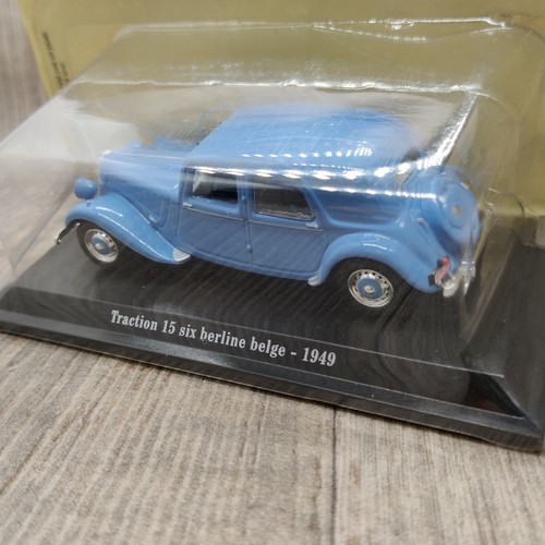 AUTO CITROEN TRACTION 15 SIX BERLINA BELGA 1949 UH PER ATLAS 1:43 NUOVA SCATOLA - Foto 5 di 7