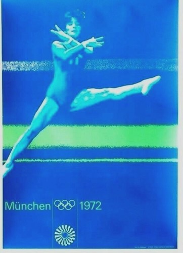 Original vintage poster OLYMPIC GAMES MUNICH GYM 1972 - 第 1/1 張圖片