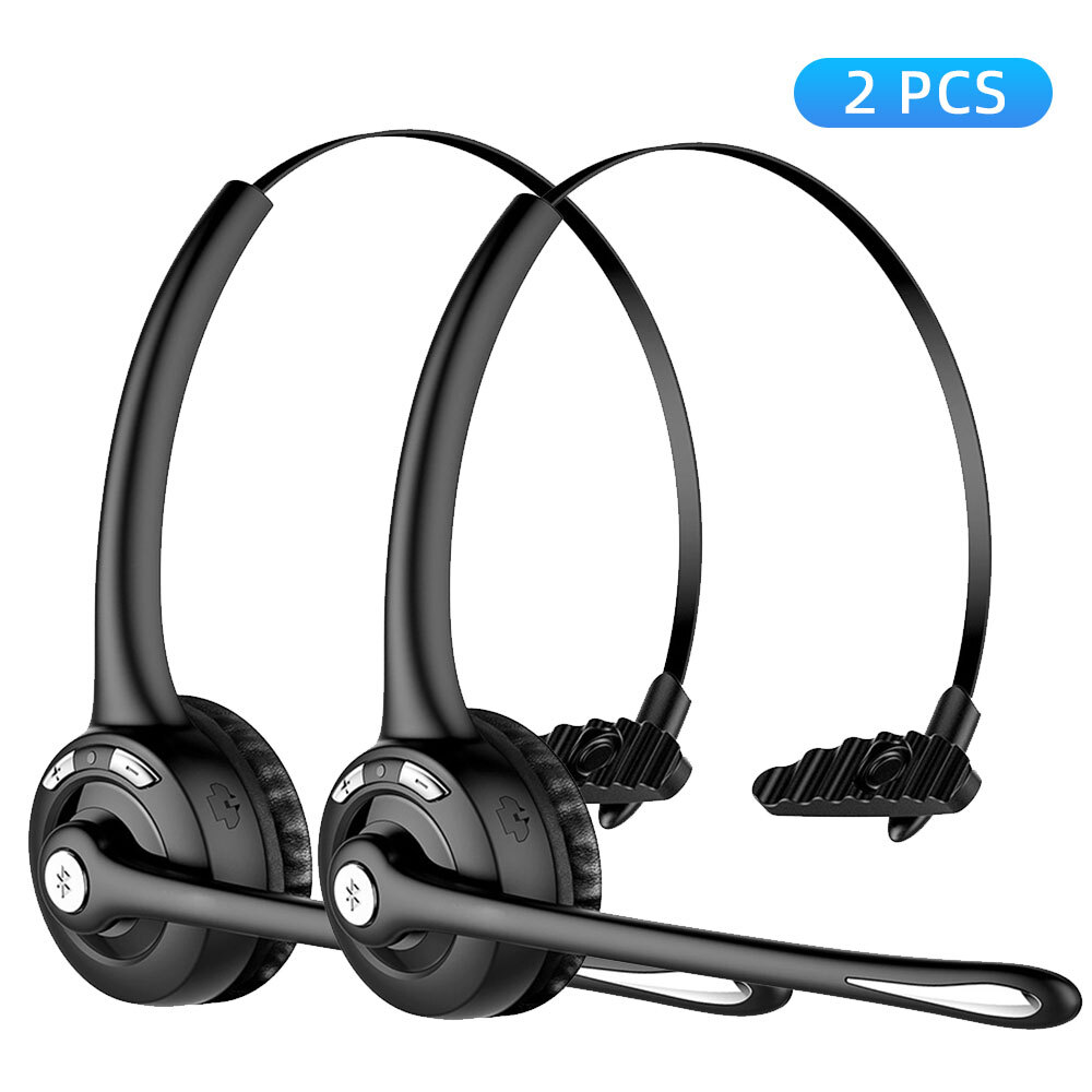 Mpow Pro Trucker Bluetooth Headset Cell Phone with Mic Offic