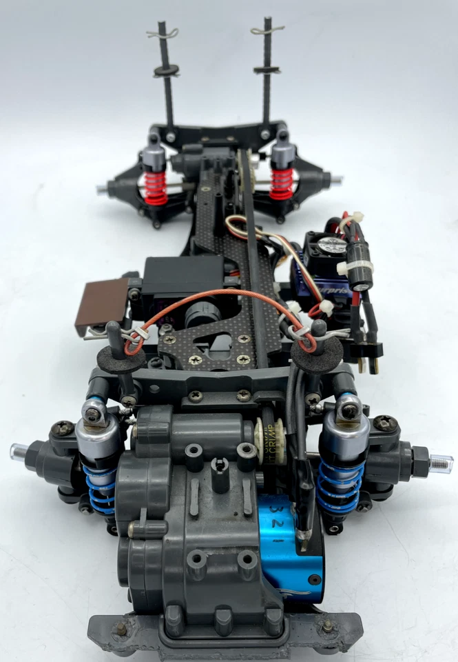 For parts TAMIYA TA03F carbon chassis TA03R plate with brushless motor and ESC - Image 2 of 4