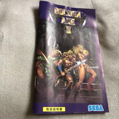 Golden Axe 2 Mega Drive Sega Mega Drive MD Boxed with Manual Japan