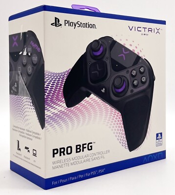 PDP Victrix Pro BFG Video Game Controller 052-002-BK for Sony Playstation 5 / 4