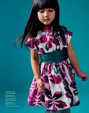 Tea Collection girl's Shibui Sash dress Floral NWT 2 T