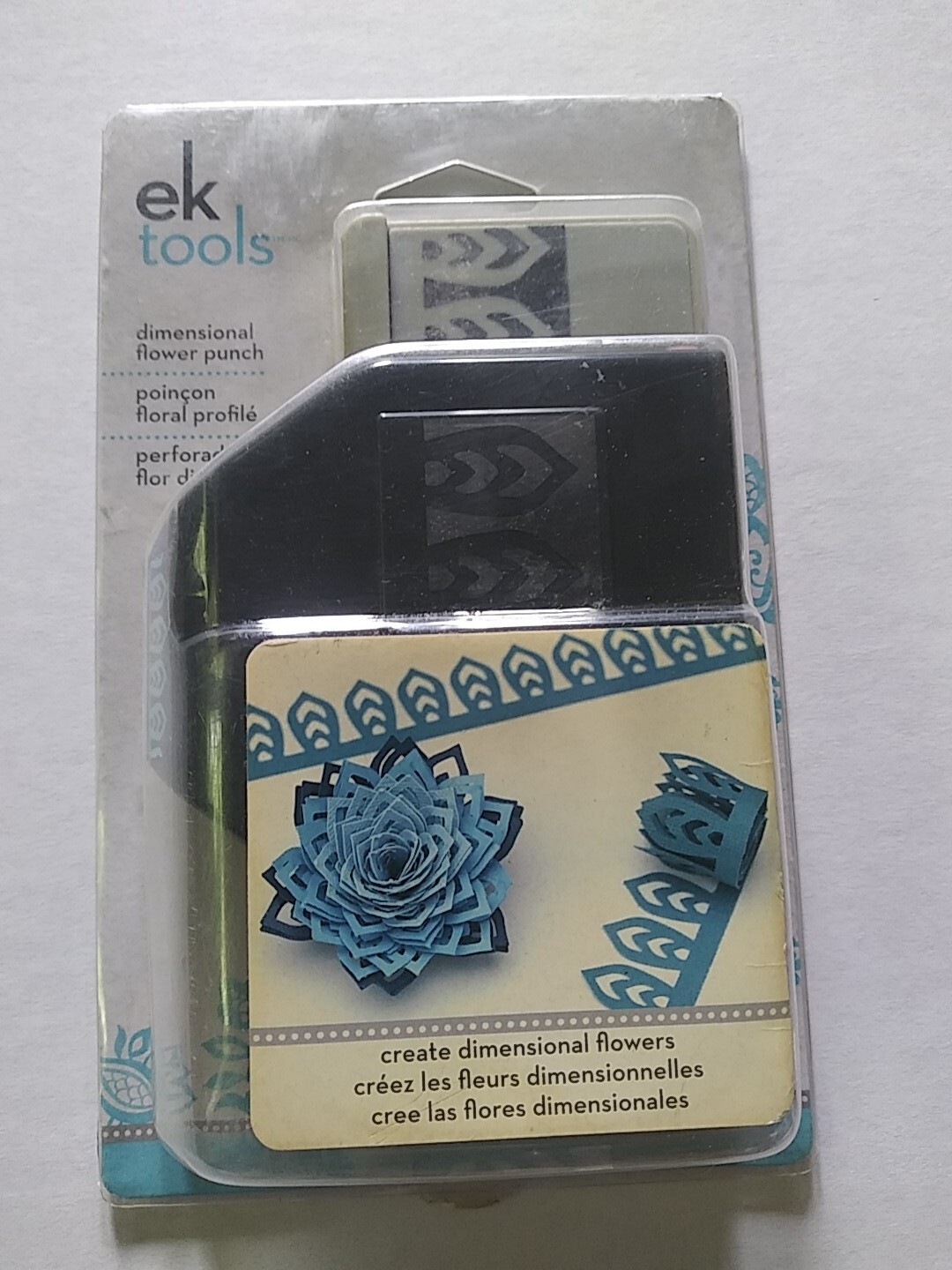 Dahlia EK Success Tools Dimensional Flower Punch 54-51002 Floral