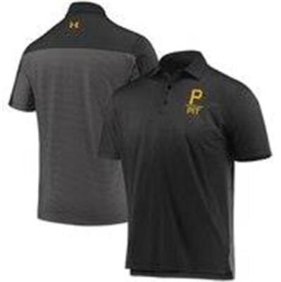 NEW MENS UNDER ARMOUR OFFICIAL NFL PITTSBURGH PIRATES BASEBALL POLO SHIRT M
