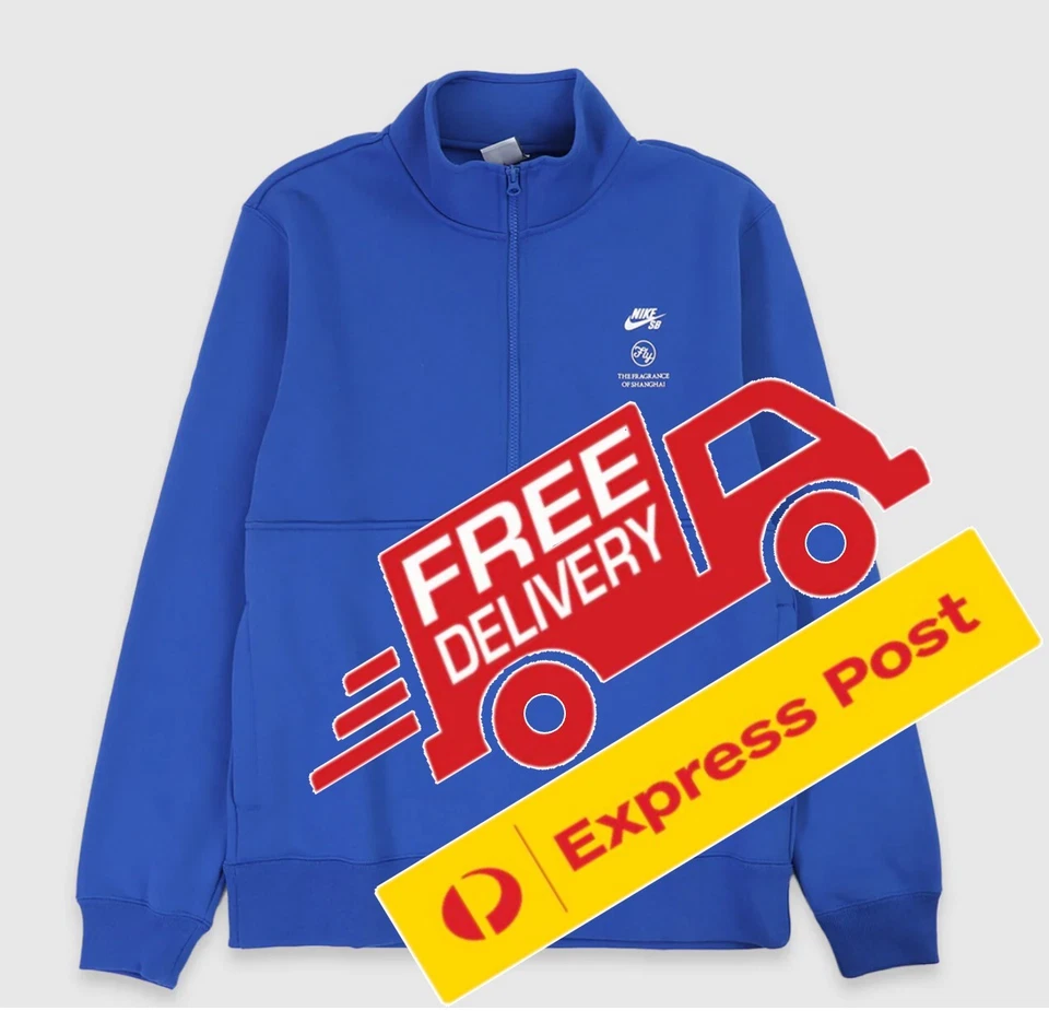 NEW Nike SB x Fly Streetwear 1/2 Zip Fleece Jacket - Size M DQ7312-480✅IN HAND✅ - Image 3 of 4