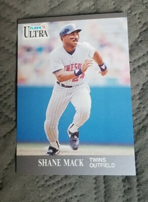 1991 Ultra Minnesota Twins Baseball Card #191 Shane Mack