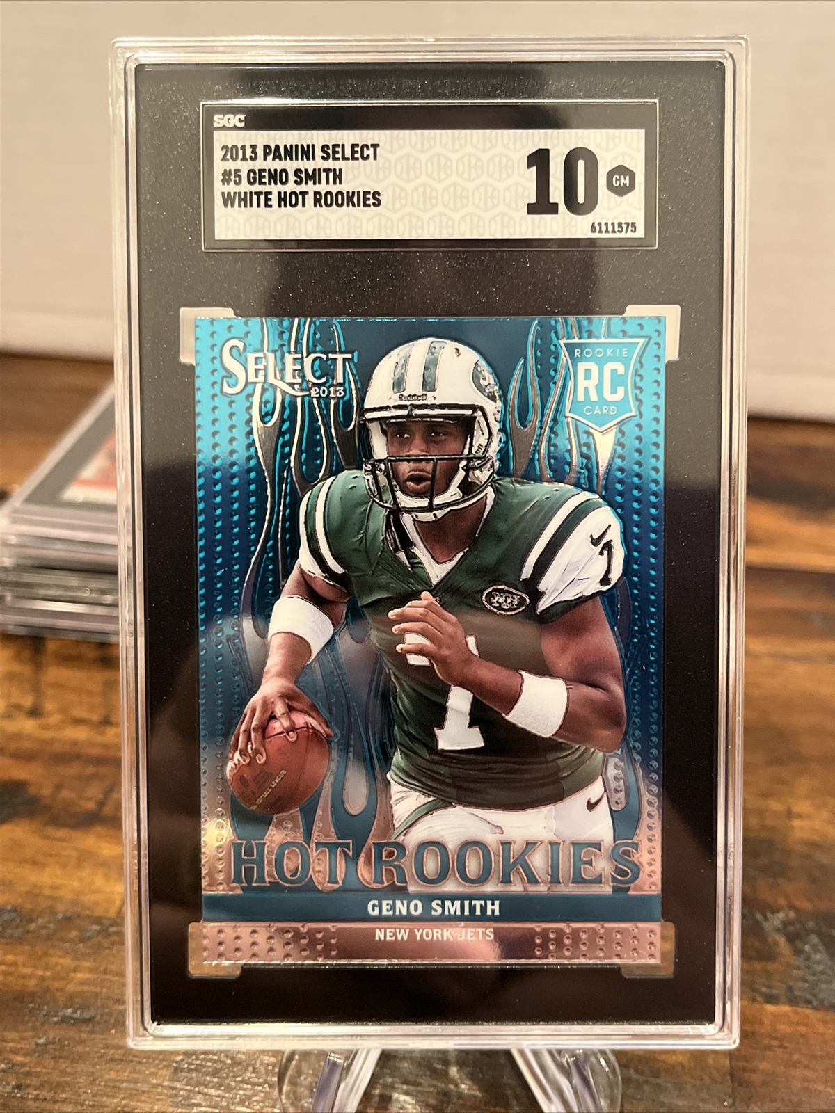 Geno Smith Panini Select Hot Rookies #5 Gold Prizm