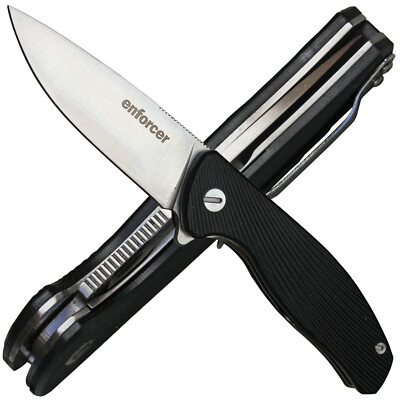 Enforcer Taschenmesser ''Gambino'' G10 Schalen Flipper Liner Lock Gürtelclip