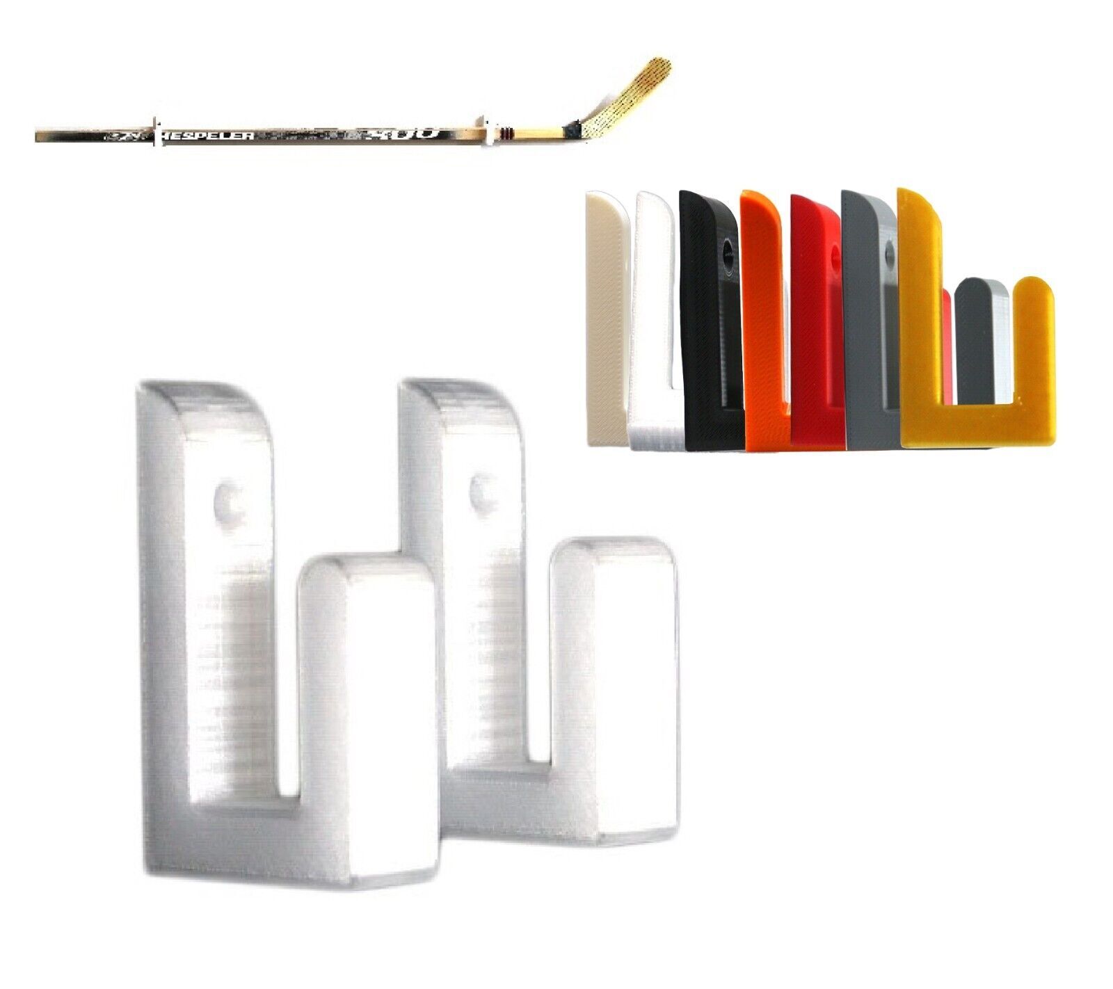 Hanger Holder Wall Mount Bracket for BAUER CCM REEBOK NHL KHL Ice Hockey Sticks eBay