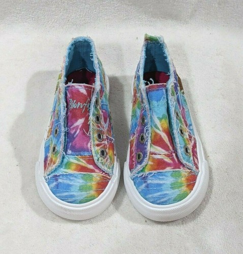 Blowfish Toddler Girl's Play-T Hippie Tie Dye Multi Canvas Sneakers-Size 7 NWOB - Picture 3 of 7