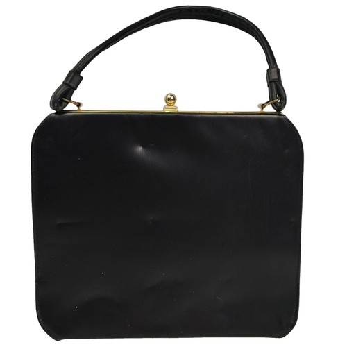 Vintage BCBGirls Black Patent Leather Embroidered Women  display picture 3