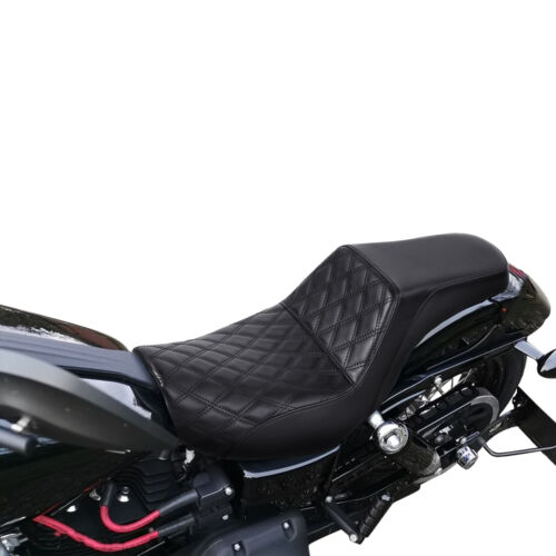 Driver Passenger Gel Seat Fit For Harley Dyna Low Rider FXDL Fat Bob FXDF 06-17 - Bild 5 von 11