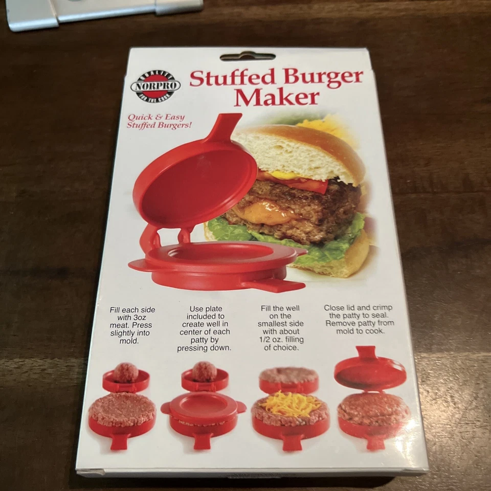 Hamburguesa rellena Norpro nueva Foto 3 de 3