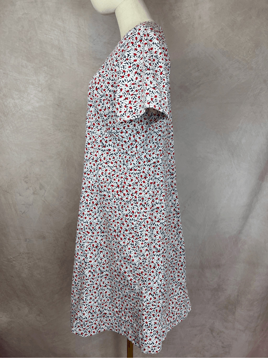 Vintage Floral Shift Dress 1970s Mod GoGo - image 6