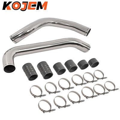 For Ford F250 F350 1999.5-2003 7.3 7.3L Powerstroke Polished 3'' Intercooler Pipe