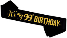 It'S My 99Th Birthday Sash - 99Th Birthday Gifts Girl Sash Birthday Party Favors