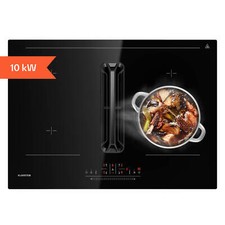 Klarstein Down Air System Induction Hob with Extractor Hood 10 kW 600 m&sup3;/h Boost