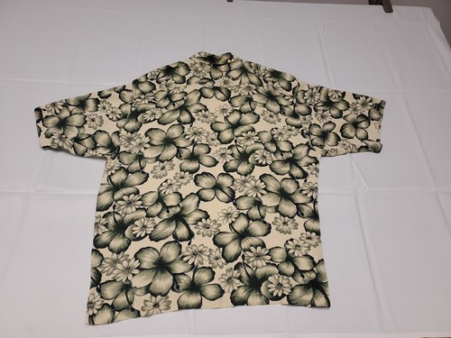 Camicia Tommy Bahama uomo LG Hawaiian SS media 100% seta verde fiori - Foto 14 di 16