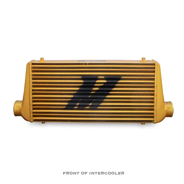Intercooler Universal Mishimoto M-Line Eat Sleep Race Edition, Todo Dorado Foto 2 de 4