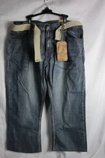 Flypaper Jeans Straight Leg Jeans Mens Size 42x26 Blue Denim