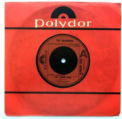 THE SHADOWS 7'' The Third Man + The Fourth Man UK 1981 Polydor POSP 255