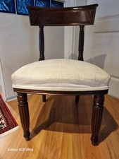 4 Echtholz Esstisch STÜHLE Antic Look, DESIGN Stuhl Wohnzimmer