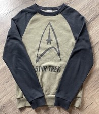 Vintage Look 2013 Mens Star Trek Small Long Sleeve Sweatshirt