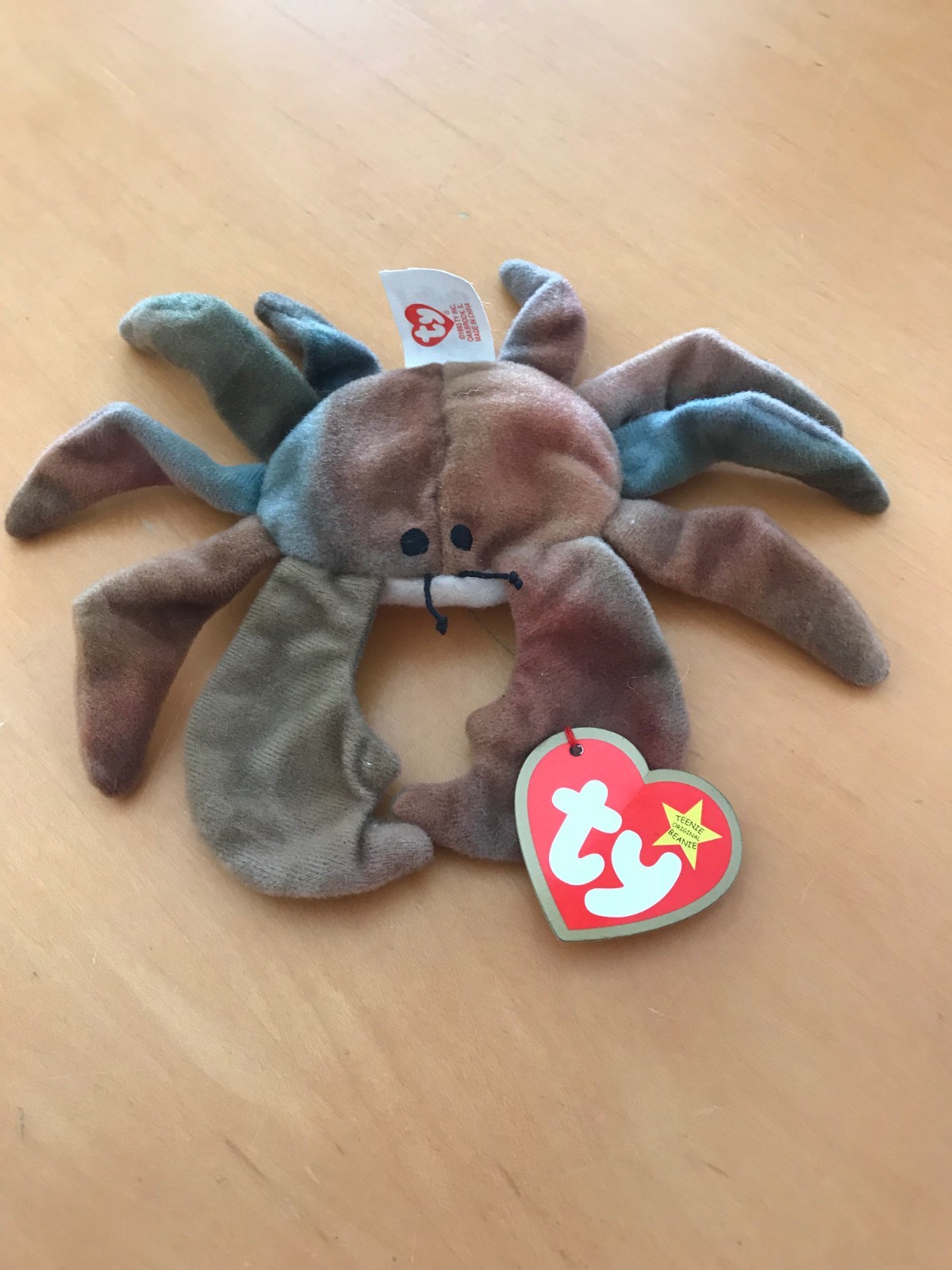 1993 claude the crab beanie baby value