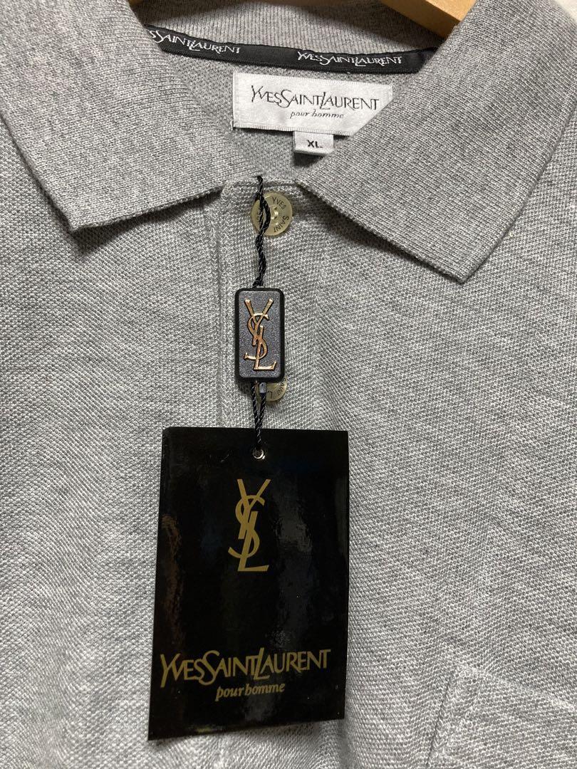 Polo uomo Yves Saint Laurent vintage taglia XL fondo di magazzino mai indossata autentica