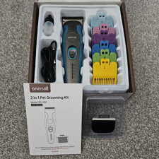 oneisall Dog Clippers & Paw Trimmer Dual Blade Grooming Kit Dog Grooming Clipper