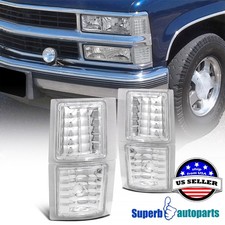 Fit 1994-1998 Chevy C10 1500 2500 4pc Corner Lights Signal Lamps Silverado Tahoe Fit 1994-1998 Chevy C10 1500 2500 4pc Corner Lights Signal Lamps Silverado Tahoe