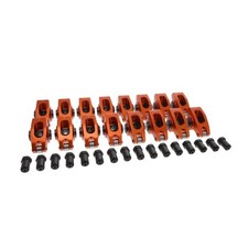 Chevy Sbc Roller Rocker Arms 1.6 Ratio 38 Studs Poly Lock Self-aligning Orange Chevy Sbc Roller Rocker Arms 1.6 Ratio 38 Studs Poly Lock Self-aligning Orange