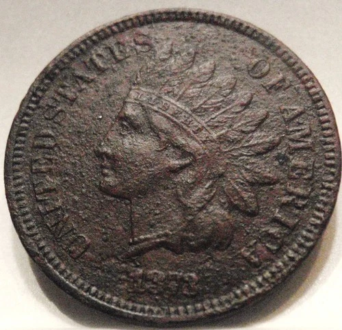 1873 XF Details Indian FULL Liberty Closed 3 Head Cent Penny Tougher Date KEY