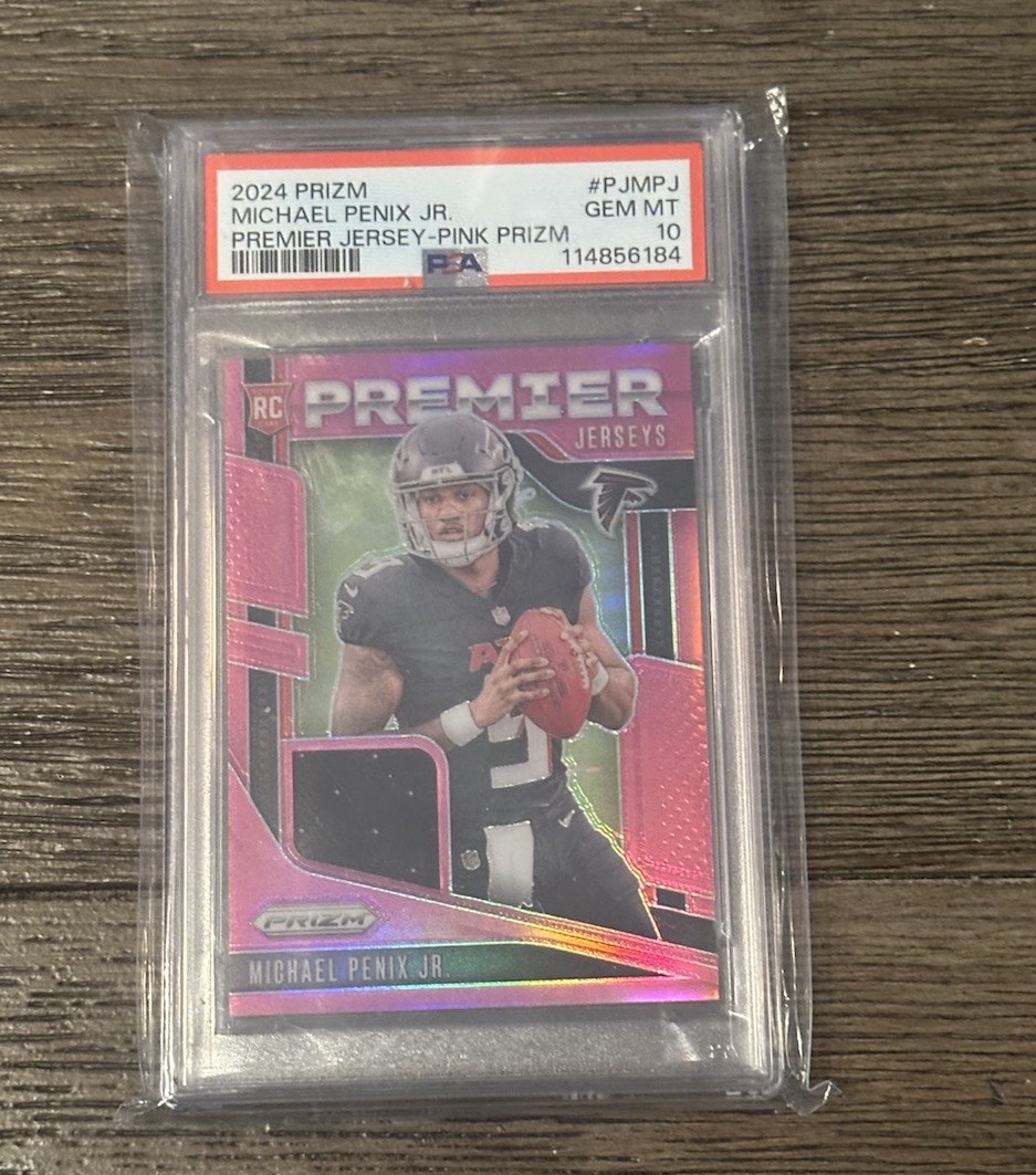 Michael Penix Panini Prizm Premier Jerseys #PJMPJ Pink